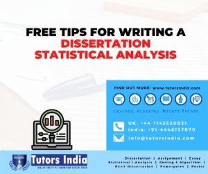 statistics in thesis writing