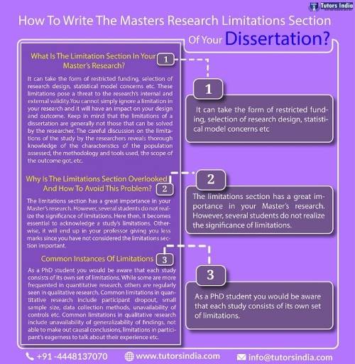 limitations of study dissertation