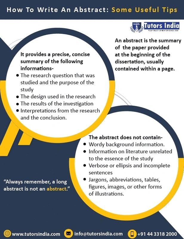 How To Write An Abstract: Some Useful Tips?