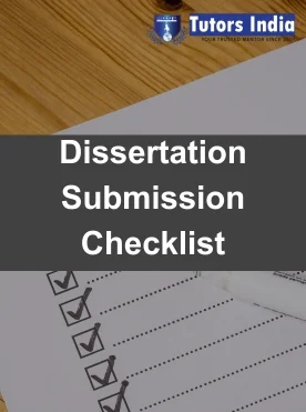 Dissertation Submission Checklist