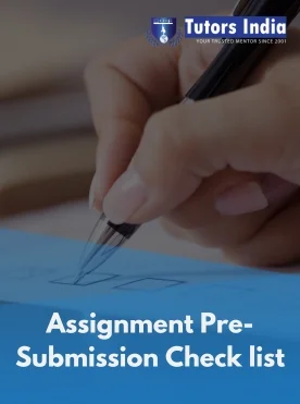 Checklist for Assignment Pre-Submission