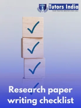 Research Paper Writing Checklist